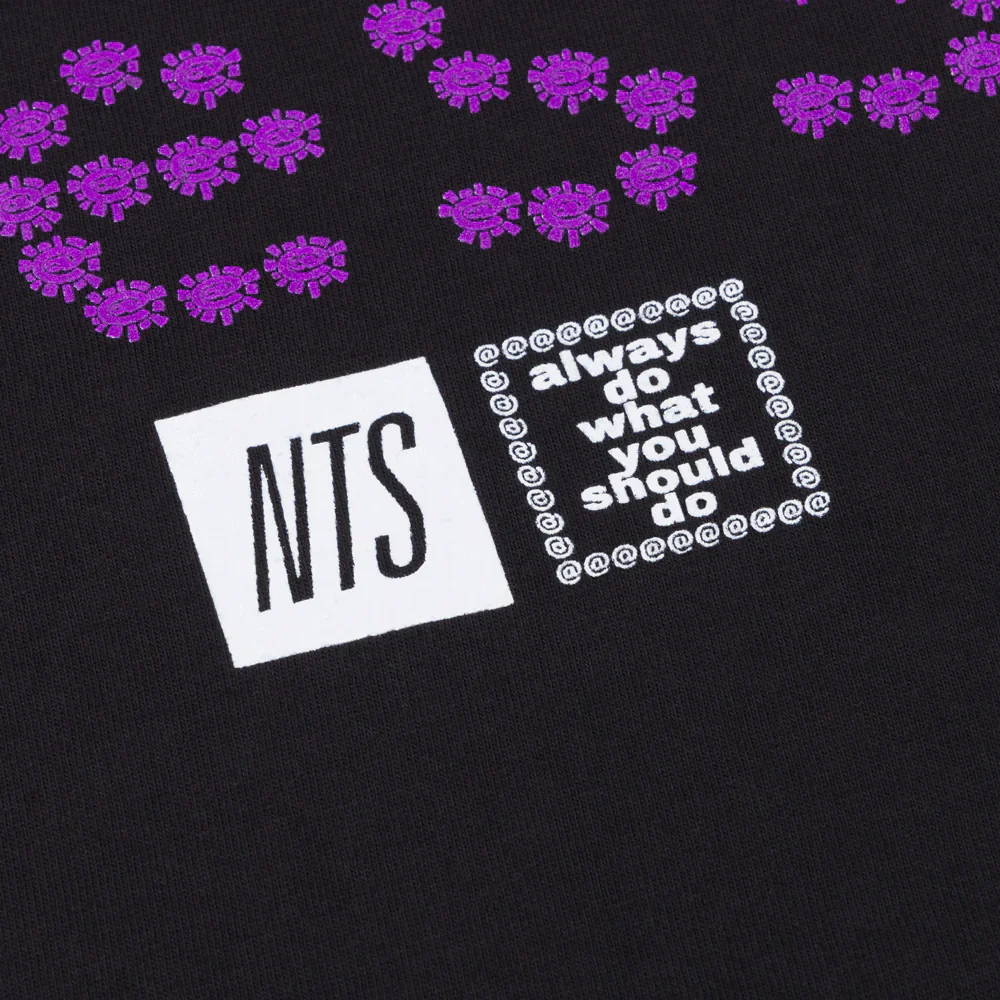 Always Do What You Should Do x NTS Tee - Black - Image 4