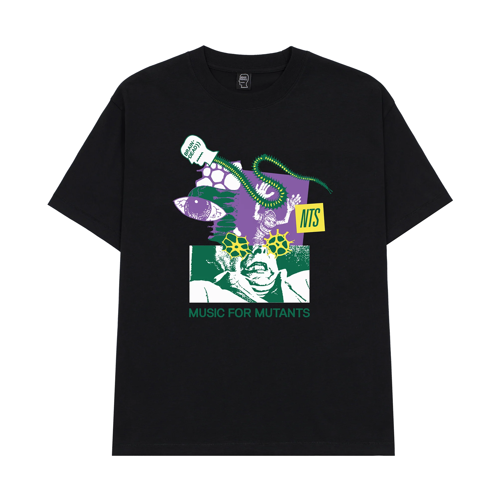 Brain Dead x NTS Mutant Music Tee - Black