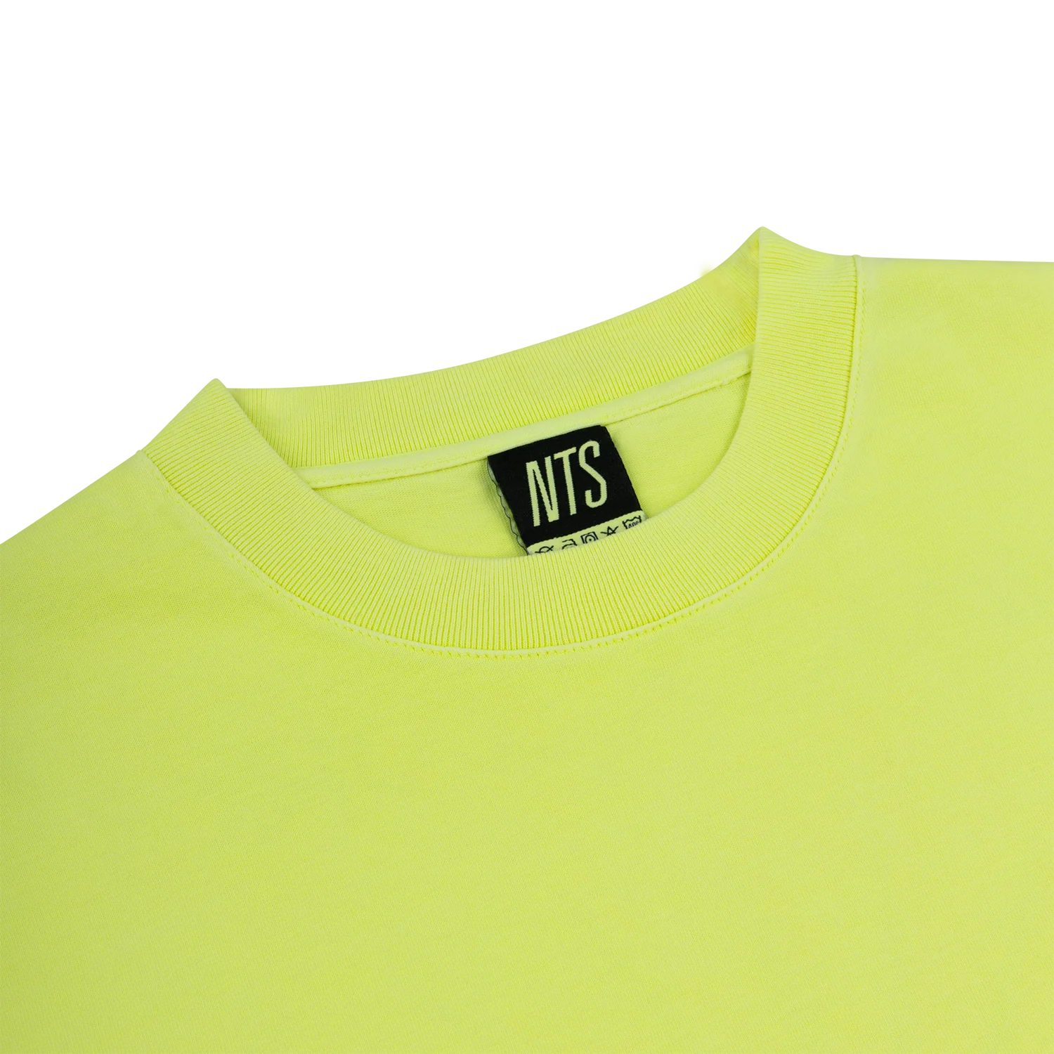 Hardcore Happiness Tee - Fluorescent Yellow - Image 4
