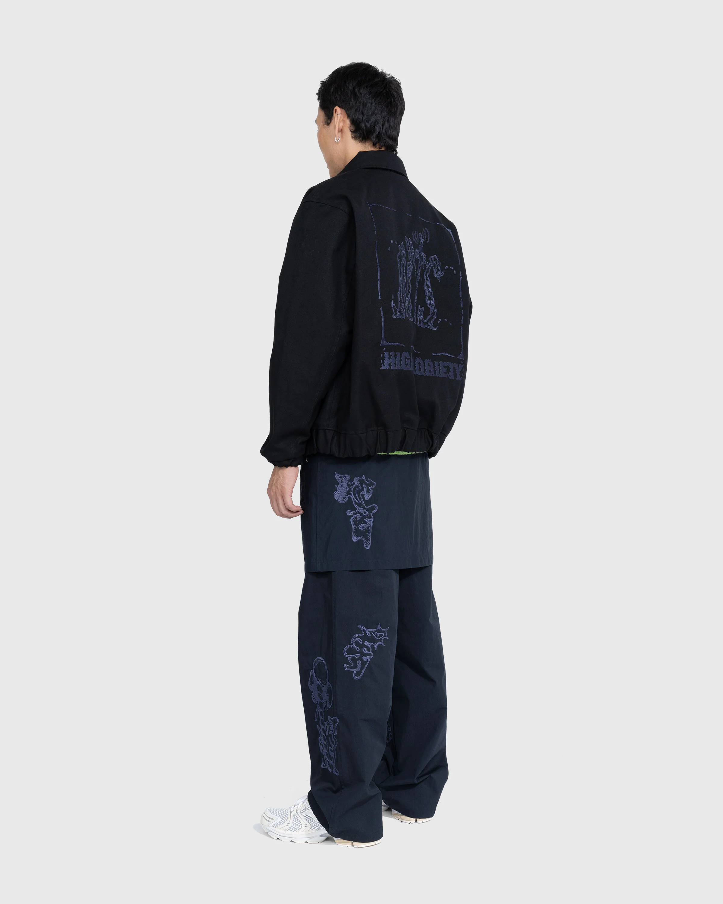Highsnobiety X NTS Canvas Bomber Jacket - Black - Image 8