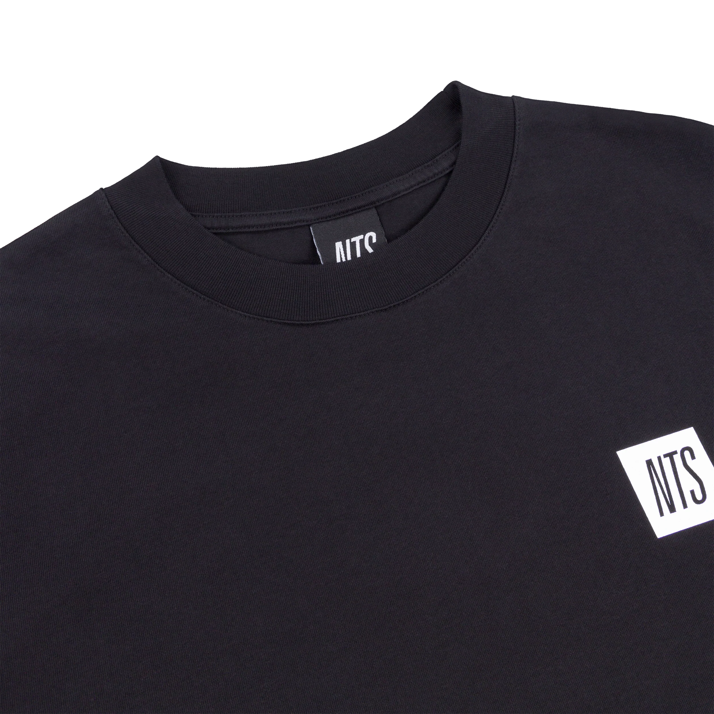 Icon Heavyweight Tee - White on Black - Image 3