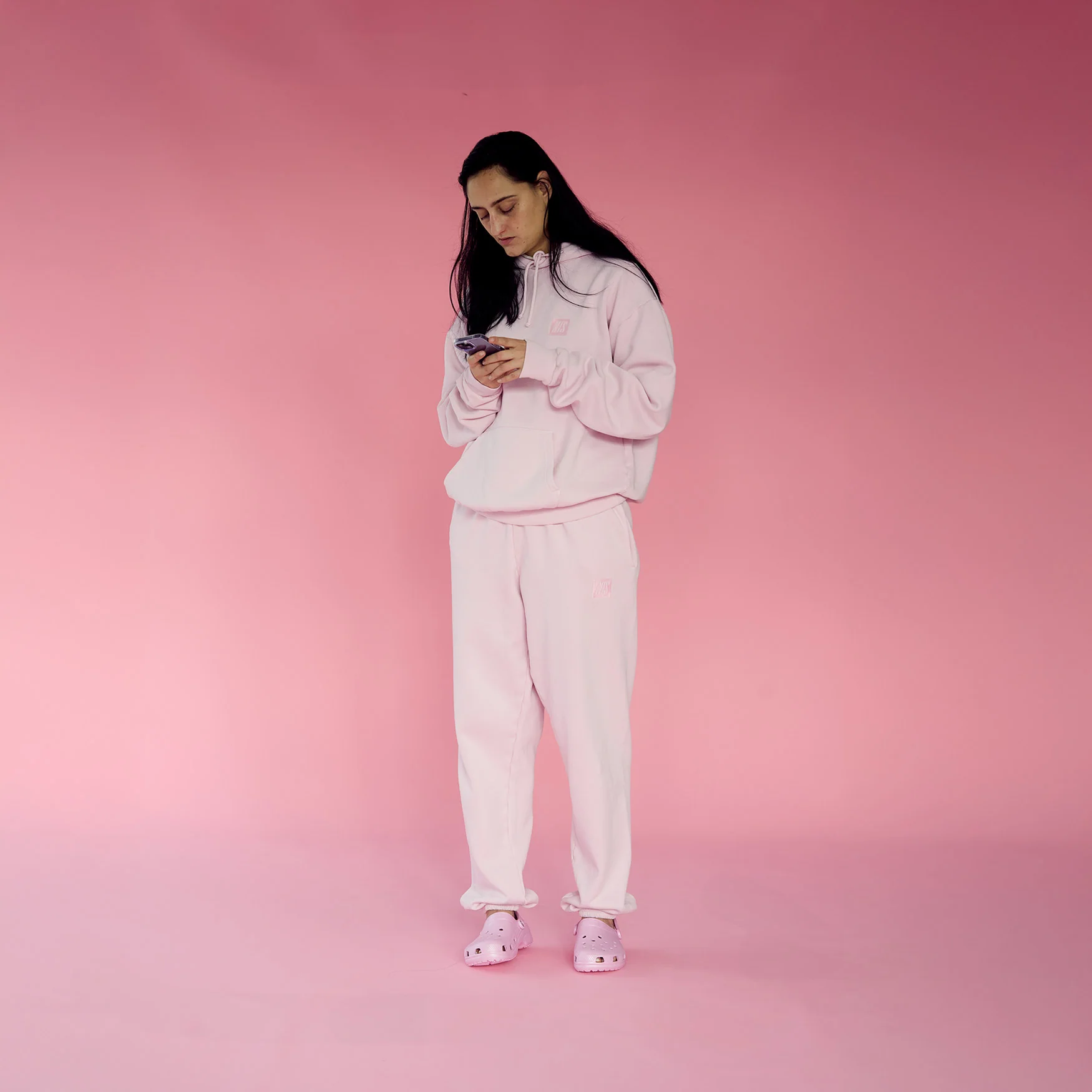 Icon Trackie Bottoms - Pink - Image 5